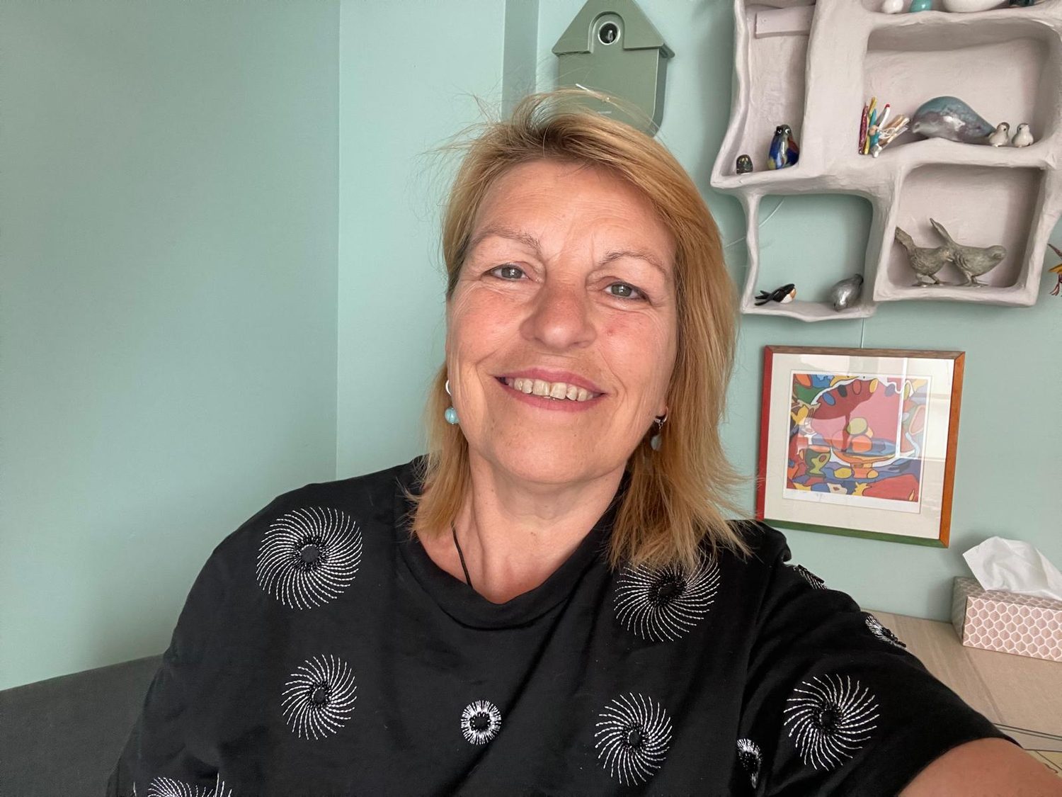 Marian Gevers in haar praktijkruimte